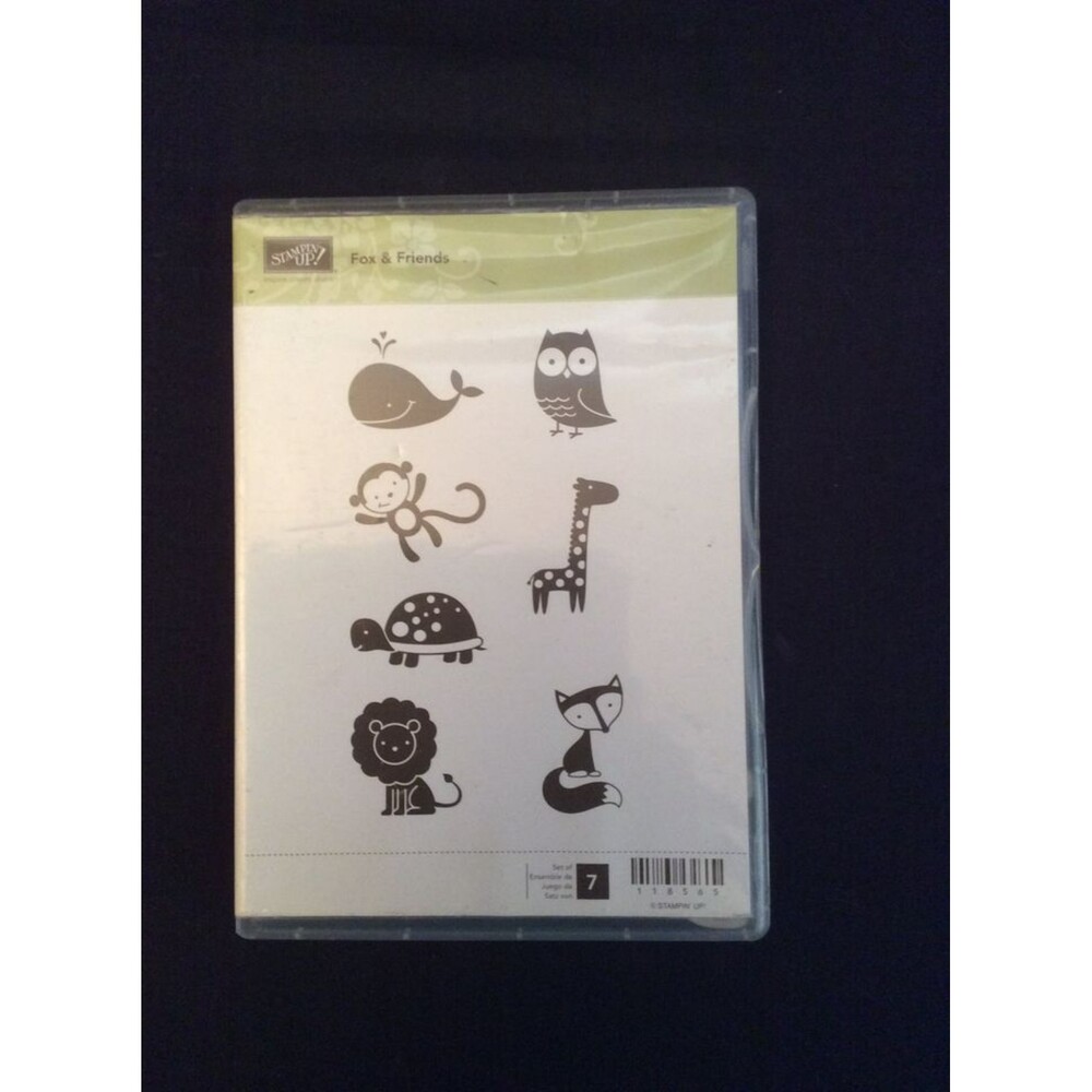 INVENTORY REDUCTION SALE. Stampin Up Fox and Friends Stamp Set B49